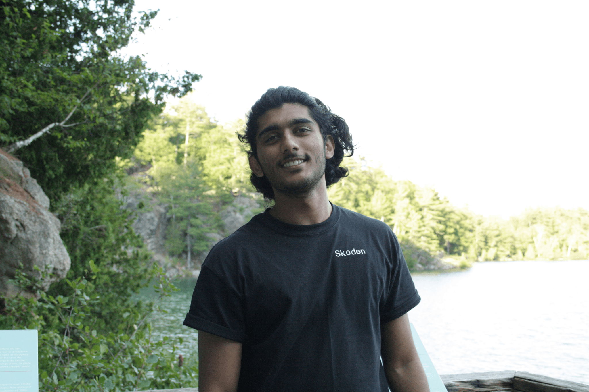A picture of me in front of a lake